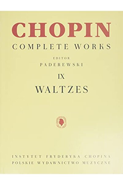 Ingram Internatıonal Inc Waltzes Chopin Complete Works Vol Ix