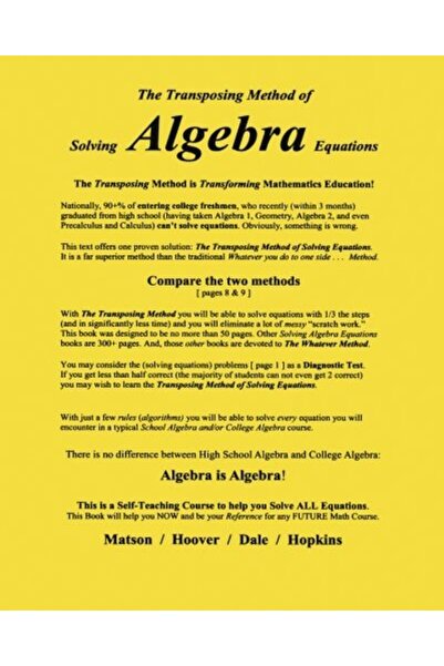 Ingram Internatıonal Inc طريقة النقل لحل معادلات الجبر طريقة النقل هي تحويل ا...