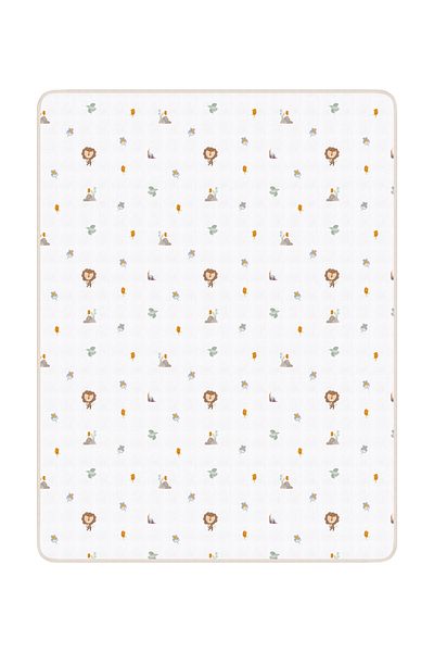 Casadora Baby Simba 100% Cotton Double Sided Piping Muslin Blanket