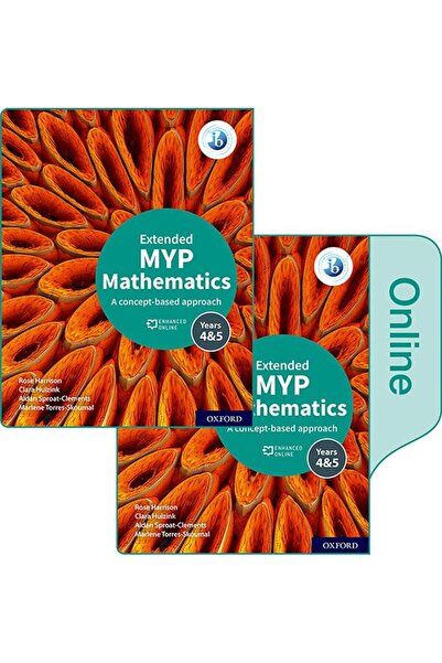 OXFORD UNIVERSITY PRESS مجموعة كتب دورة الرياضيات Myp 4&5 الموسعة المطبوعة والمحسنة عبر الإنترنت