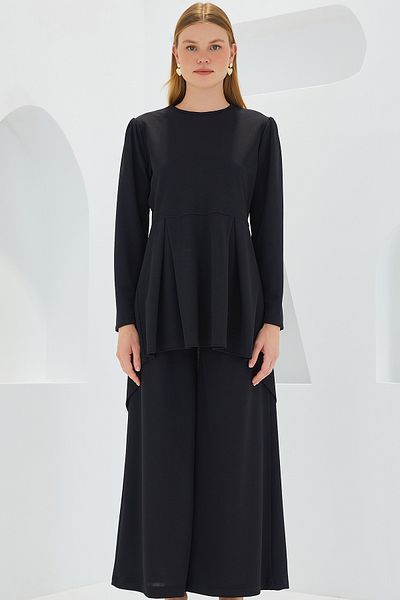Bigdart 6658 Black Pants and Tunic Set