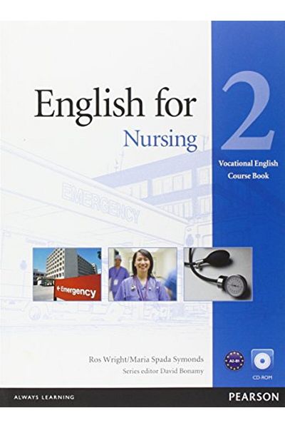 Gardners Books UK كتاب الدورة التدريبية وحزمة الأقراص المدمجة لمادة التمريض باللغة الإنجليزية للمستوى الثاني