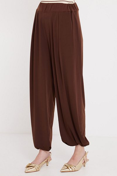 Bigdart Dámske hnedé nohavice Shalwar 6659