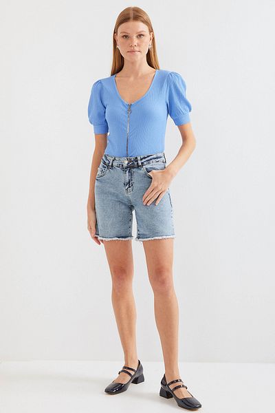 Bigdart Blue 5331 Model Short Denim Shorts