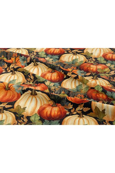 Tataroğlu Dijital Kumaş Halloween Happy Halloween-Διακοσμητικό ύφασμα πολλαπλών χρήσεων με ψηφιακή εκτύπωση-15