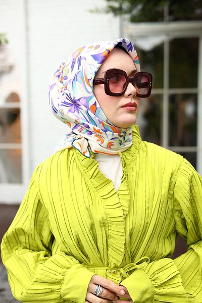 Silk Home 11430-11 Model Twill Silk Scarf