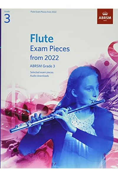 OXFORD UNIVERSITY PRESS Flute Exam Pieces From 2022 Abrsm Grade 3 Selected From The Syllabus From 2022 Score & Part Audi