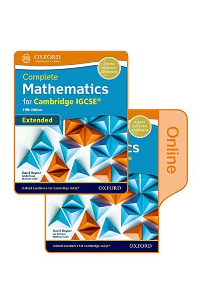 OXFORD UNIVERSITY PRESS Complete Mathematics For Cambridge Igcse R Student Book Extended Print & Online Student Book Pa