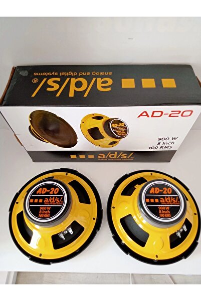 Sağlam Ads Midrange Hoparlör 900watt Amfi Uyumlu 20cm 2 Adet 4oval 2x10
