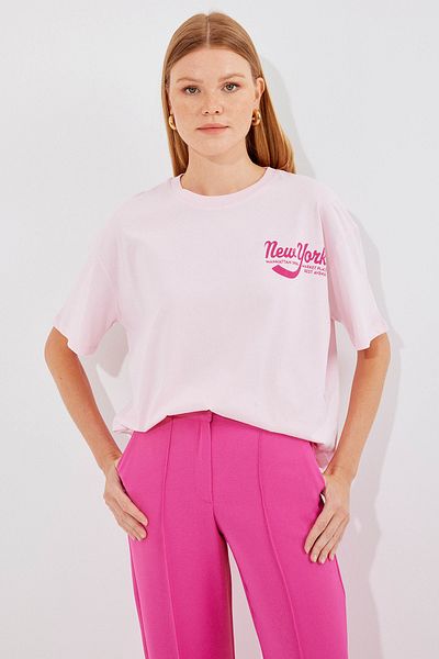 Bigdart 4318 Printed Powder Basic T-Shirt