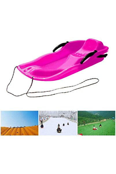Blooming Outdoor Sports Plastic Skiing Boards Sand Board Snowboard With Rope For Double People