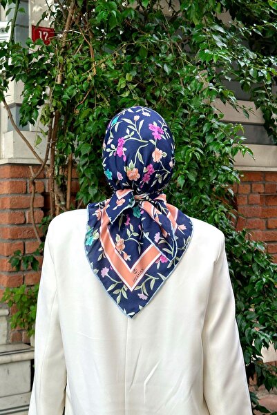 İpekhan Colorday Ahu М'яка шарф фіолетовий помаранчевий 1151-10