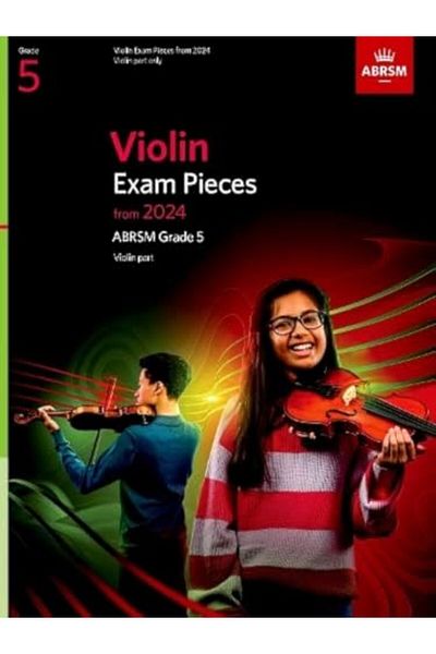 OXFORD UNIVERSITY PRESS Violin Exam Pieces From 2024 Abrsm Grade 5 Violin Part