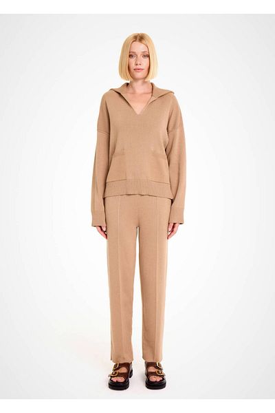 Knitss Голямо трико с камила