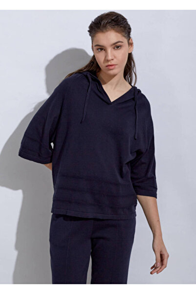 Knitss Organik Pamuk Lacivert Triko Üst