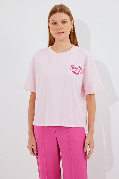 Bigdart 4318 Printed Powder Basic T-Shirt
