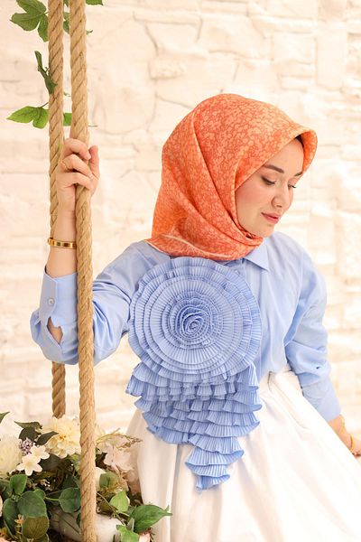 Silk Home Μεταξωτό κασκόλ Twill 11435-30