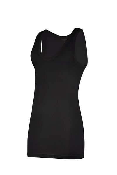 YILDIZ 121 Black Modal Super Thin Men's Tank Top