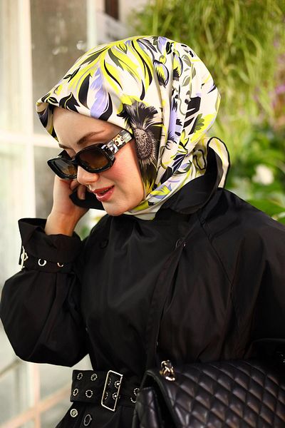 Silk Home 11430-06 Model Twill Silk Scarf