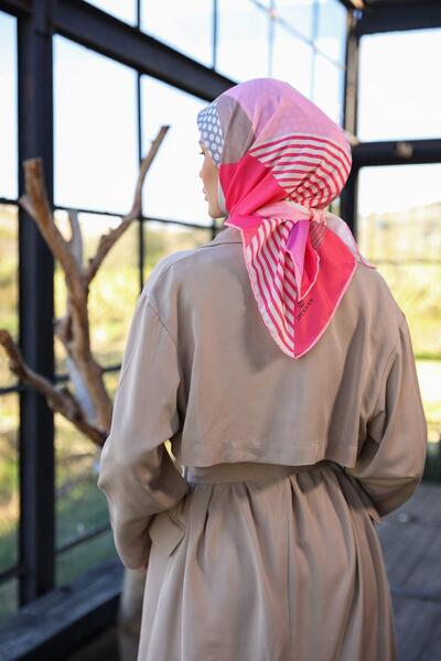 İpekhan Колекція Boheme М'який шарф Pembe Vizon 1173-04