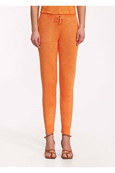 Knitss Turuncu Triko Jogger Pantolon