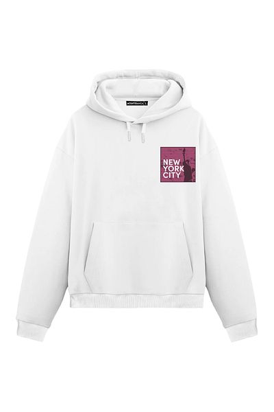 Mounte Bianca Unisex New York City - Κανονική κουκούλα