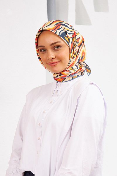 İpekhan Nature Zebra Soft Scarf Liver Grey 1141-23