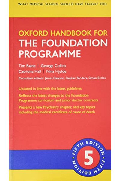 OXFORD UNIVERSITY PRESS Oxford Handbook For The Foundation Programme