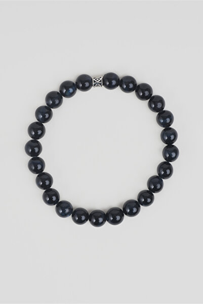 So CHIC... Oniks Taşlı Gümüş Erkek Bileklik