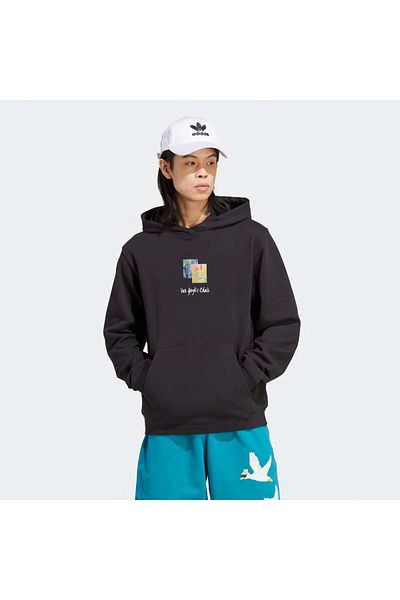 The Champ Clothing Van Gogh's Chair Printed - Hooded Black Unisex Hoodie φούτερ