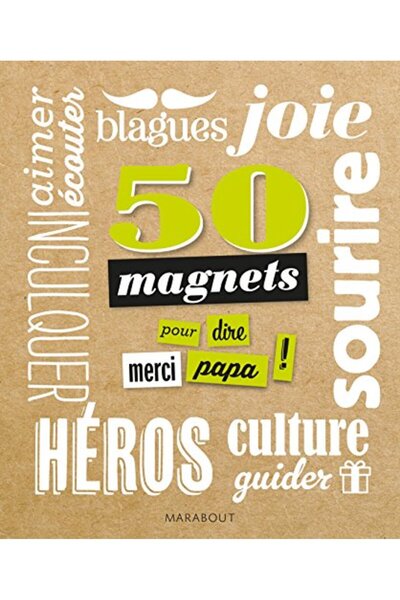 MARABOUT 50 مغناطيسًا شكرًا لك يا بابا