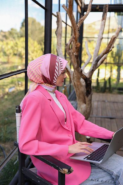 İpekhan Boheme Collection Μαλακό Κασκόλ Dusty Rose Pink 1173-11