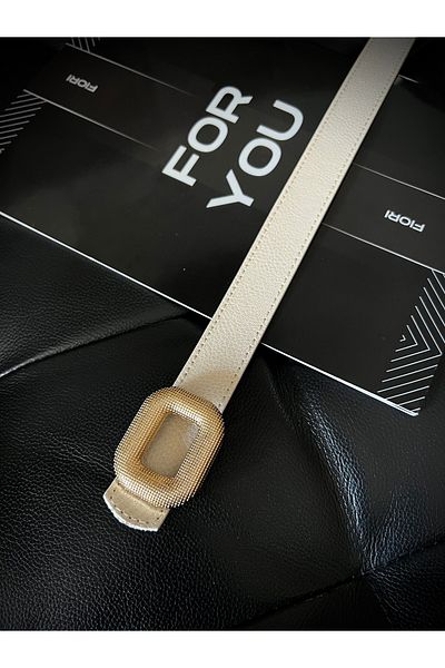 Fiori Curea de pantaloni cu cataramă aurie pentru femei, centură de haină, centură de cămașă, centură de rochie