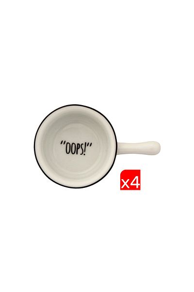 Porland Be Happy 6cm Mini Bowl - Set of 4 04Ap 020396