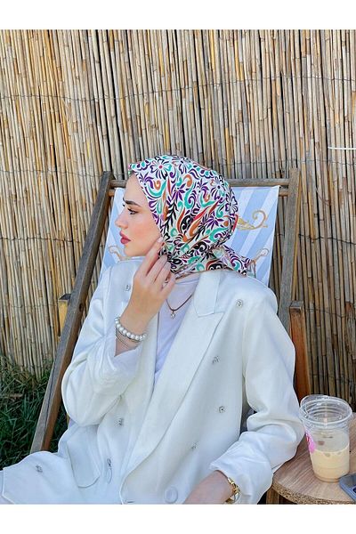 İpekhan Nature Mina Μαλακό Φουλάρι Violet 1146-04