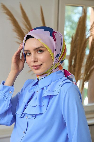İpekhan Soft Scarf Powder Orange Summer Sparkle Collection - 1189-07