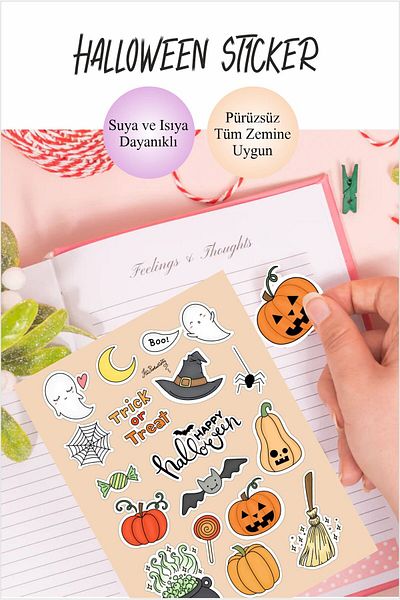 Piksel Grafik Αυτοκόλλητο Halloween - Αυτοκόλλητο Halloween