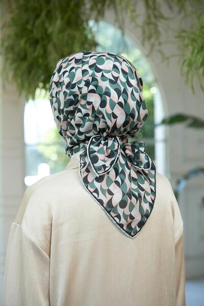 İpekhan Μαλακό κασκόλ Salmon Black - Summer Sparkle Collection 1185-07