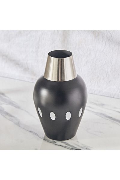 Home Box Ornate Metal Vase