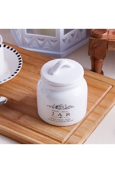 Home Box Sweet Home Printed Canister- 8.5 cm