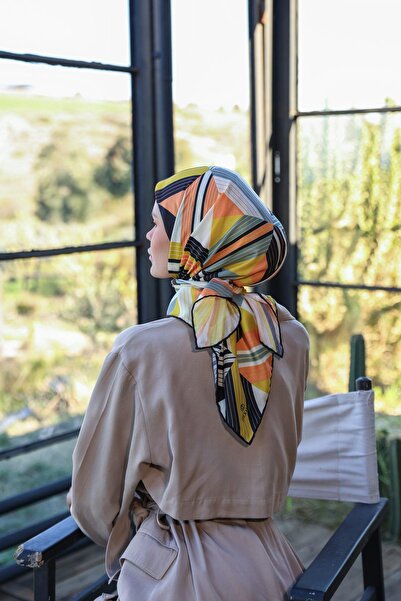 İpekhan Колекція Boheme М'який шарф Помаранчевий Жовтий 1174-02