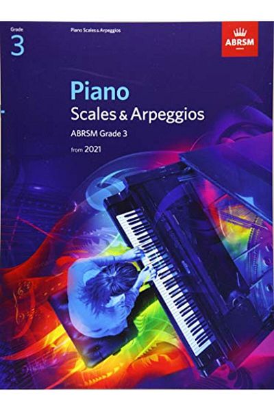 OXFORD UNIVERSITY PRESS Piano Scales & Arpeggios Abrsm Grade 3 From 2021