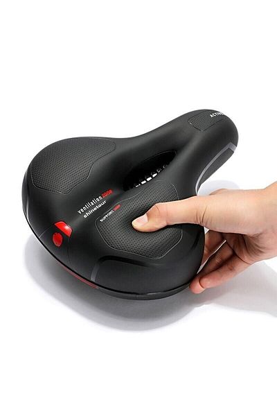 Rectus Bike Saddle Airzone Air Ducted Elastomer Spring Soft Texture a Quality Bike Saddle