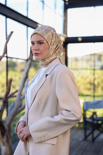 İpekhan Boheme Collection Μαλακό Κασκόλ Mink 1175-05