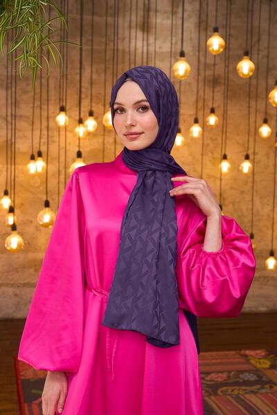 İpekhan Silky Jacquard Purple 9014-09 - Καλοκαιρινή Συλλογή Sparkle