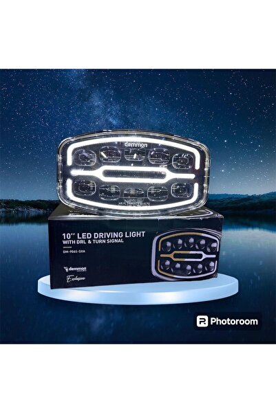 DEMMON KARACA OTOMOTIV - DEMMON SİS LAMBASI  -BEYAZ 12/24V 10 LED DRIVING LIGHT