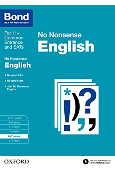 OXFORD UNIVERSITY PRESS Bond English No Nonsense 67 Years