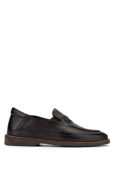 Tamer Tanca Men's Genuine Leather Brown Loafer Shoes