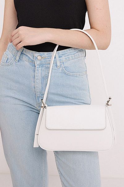 Bigdart Weiße Baguette-Tasche - Damen, mit Hülle, 010169