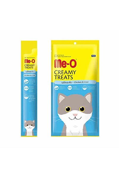 me-o Me-O Creamy Treats Chicken and Liver Cat Treats - 4 x 15 g